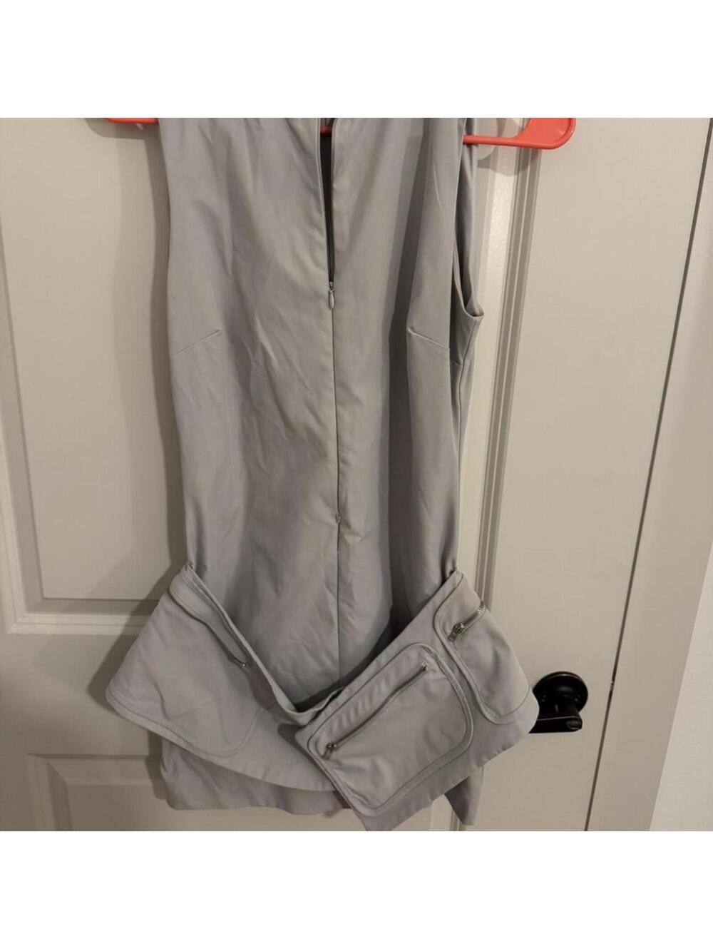 Zara Women's Grey and Blue Dress